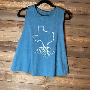 WYR Racerback Tank with Texas Homegrown Roots on Front Women’s Size XL NWT